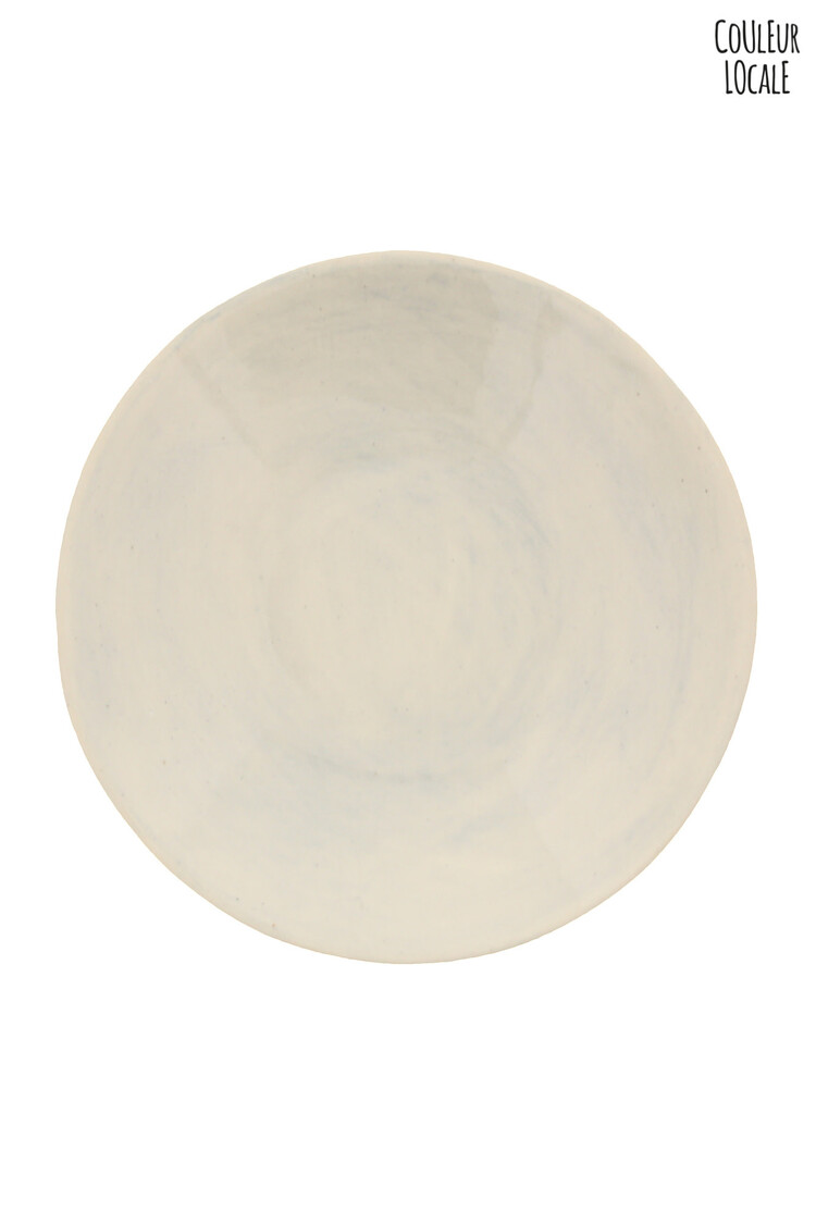 Wonki Ware Salsa Dish Round - Duck Egg Plain