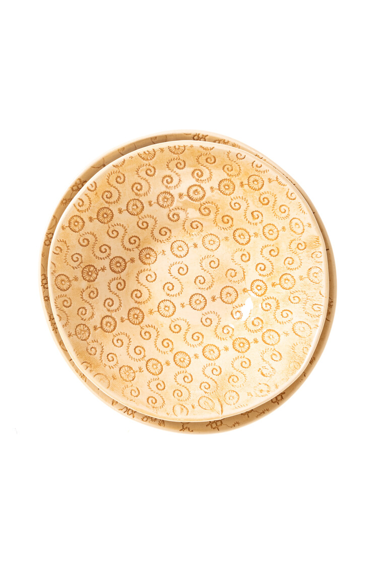 Wonki Ware Dinner Plate Chestnut Pattern