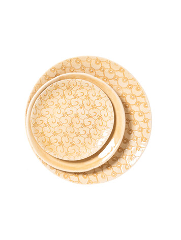 Wonki Ware Dinner Plate Chestnut Pattern