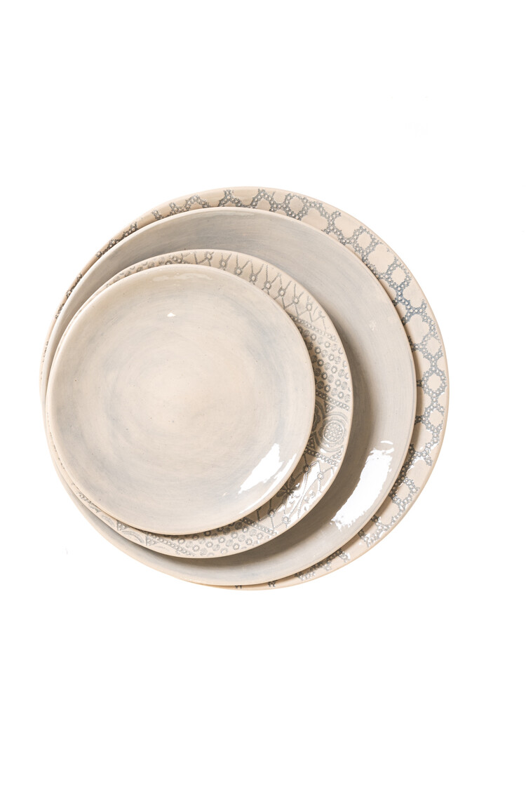 Wonki Ware Dinner Plate Duck Egg Plain