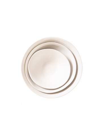 Wonki Ware Dinner Plate White Plain