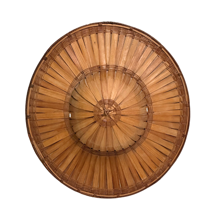 Couleur Locale Vintage Bamboo Farmer Hat #3