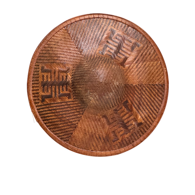 Couleur Locale Vintage Bamboo Farmer Hat #5