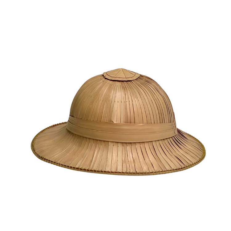Couleur Locale Vintage Bamboo Farmer Hat #7