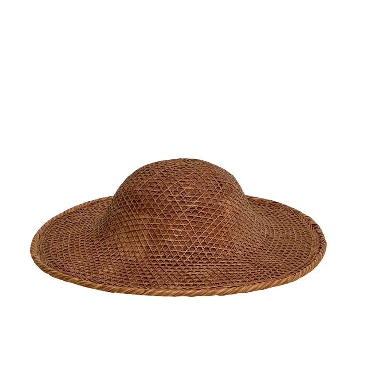 Couleur Locale Vintage Bamboe Hoed #9