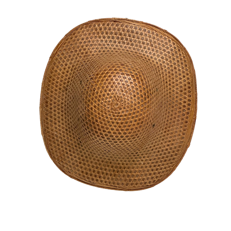 Couleur Locale Vintage Bamboo Farmer Hat #11