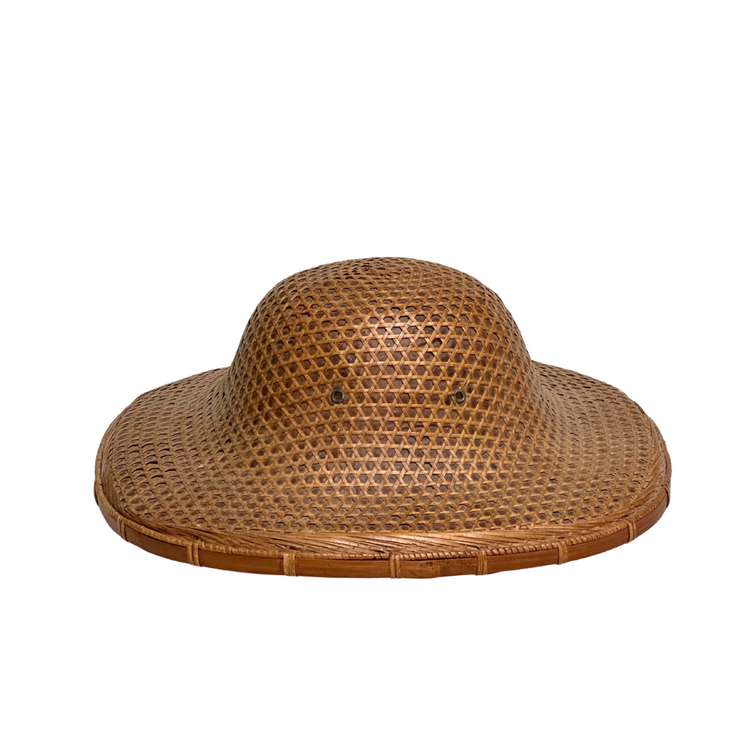 Couleur Locale Vintage Bamboo Farmer Hat #11