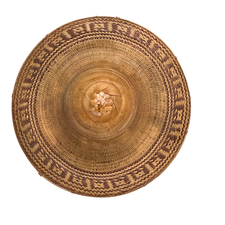 Couleur Locale Vintage Bamboe Hoed #19