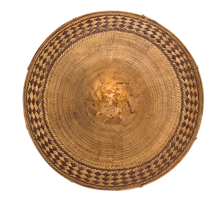 Couleur Locale Vintage Bamboo Farmer Hat #20