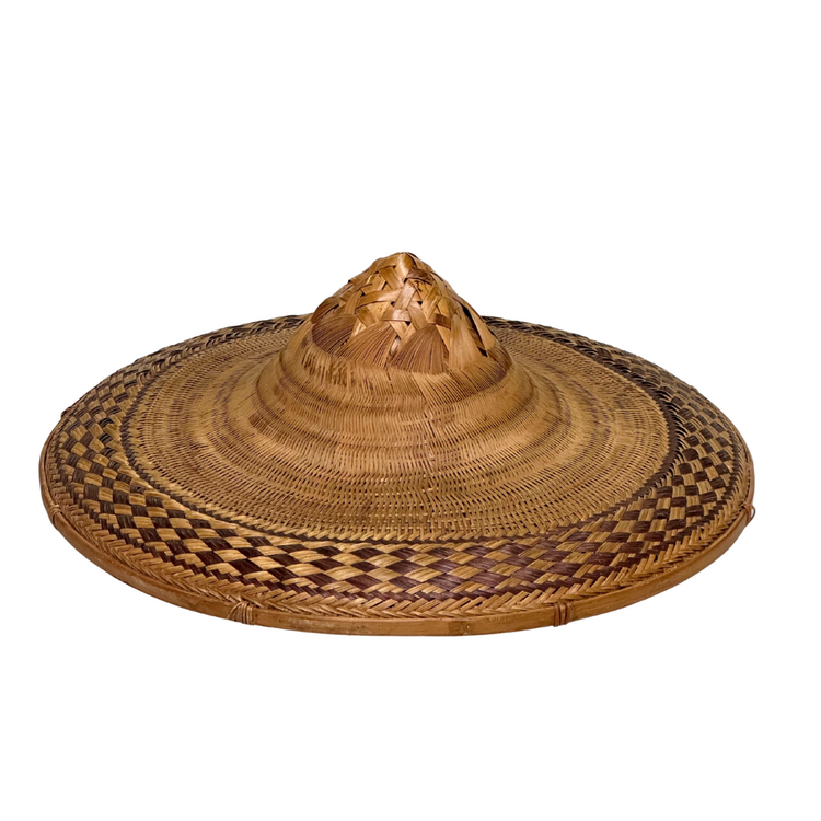Couleur Locale Vintage Bamboo Farmer Hat #20
