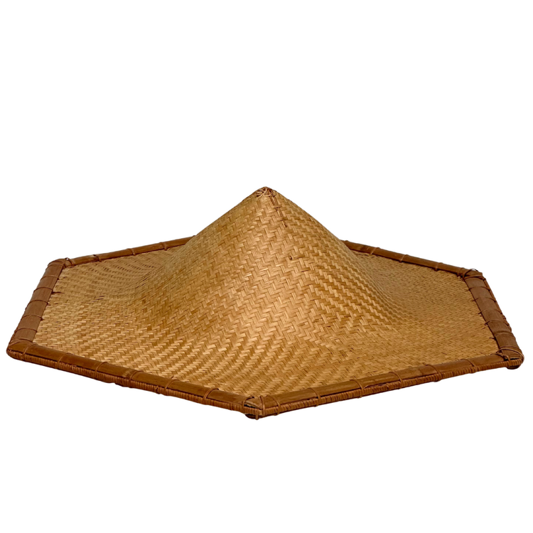 Couleur Locale Vintage Bamboo Farmer Hat #21
