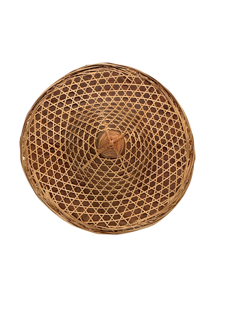 Couleur Locale Vintage Bamboe Hoed #24