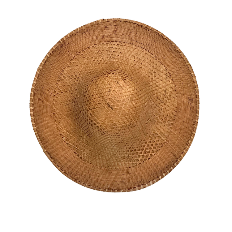 Couleur Locale Vintage Bamboo Farmer Hat #25