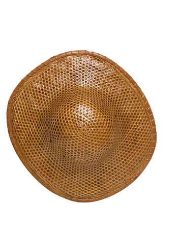 Couleur Locale Vintage Bamboe Hoed #26