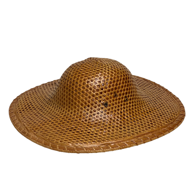 Couleur Locale Vintage Bamboo Farmer Hat #26