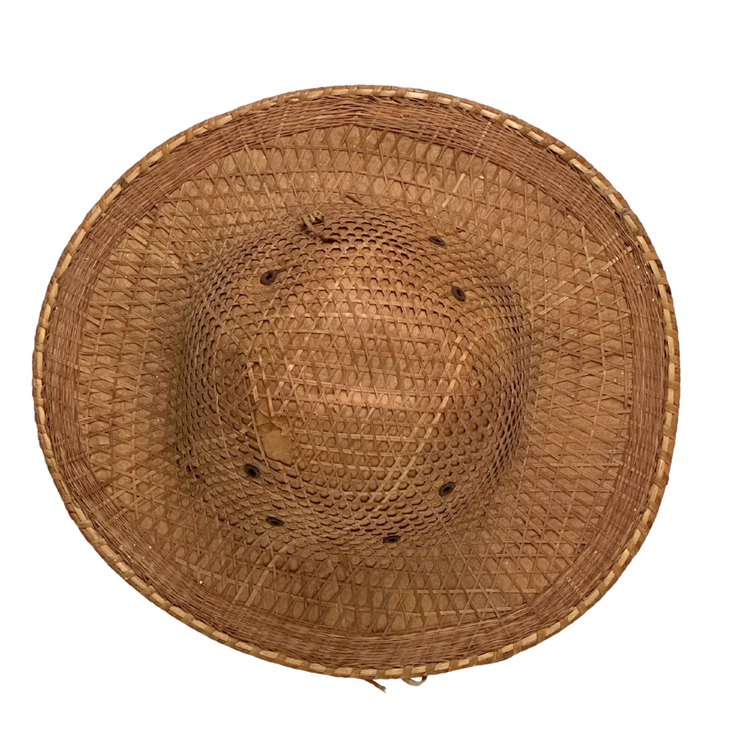Couleur Locale Vintage Bamboo Farmer Hat #27