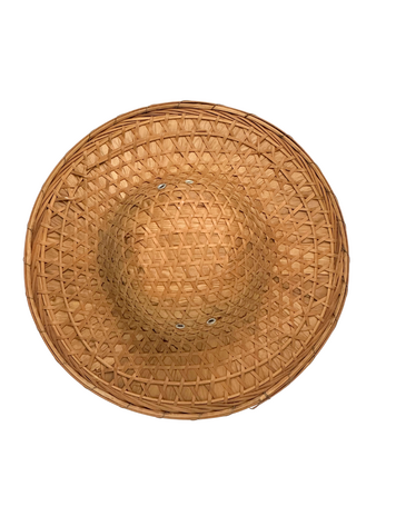 Couleur Locale Vintage Bamboe Hoed #28