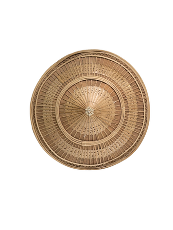 Couleur Locale Vintage Bamboe Hoed #29