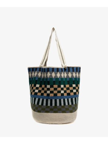 Guanabana handmade Tote Bag - Poseidon Toast & Blue