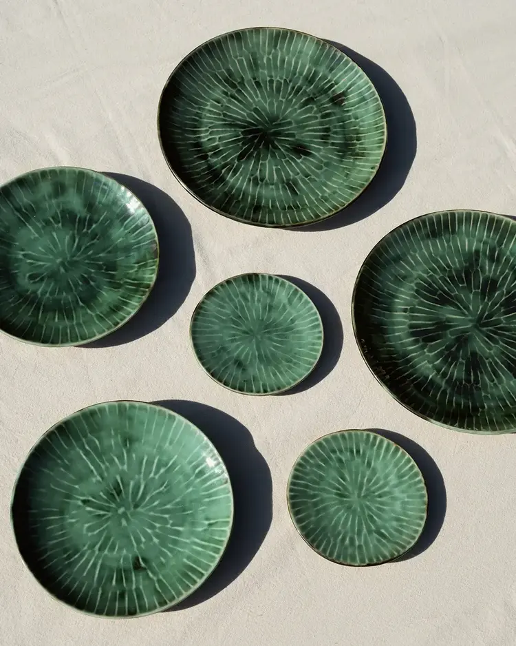 Serax Breakfast Plate Green Verde Lanza