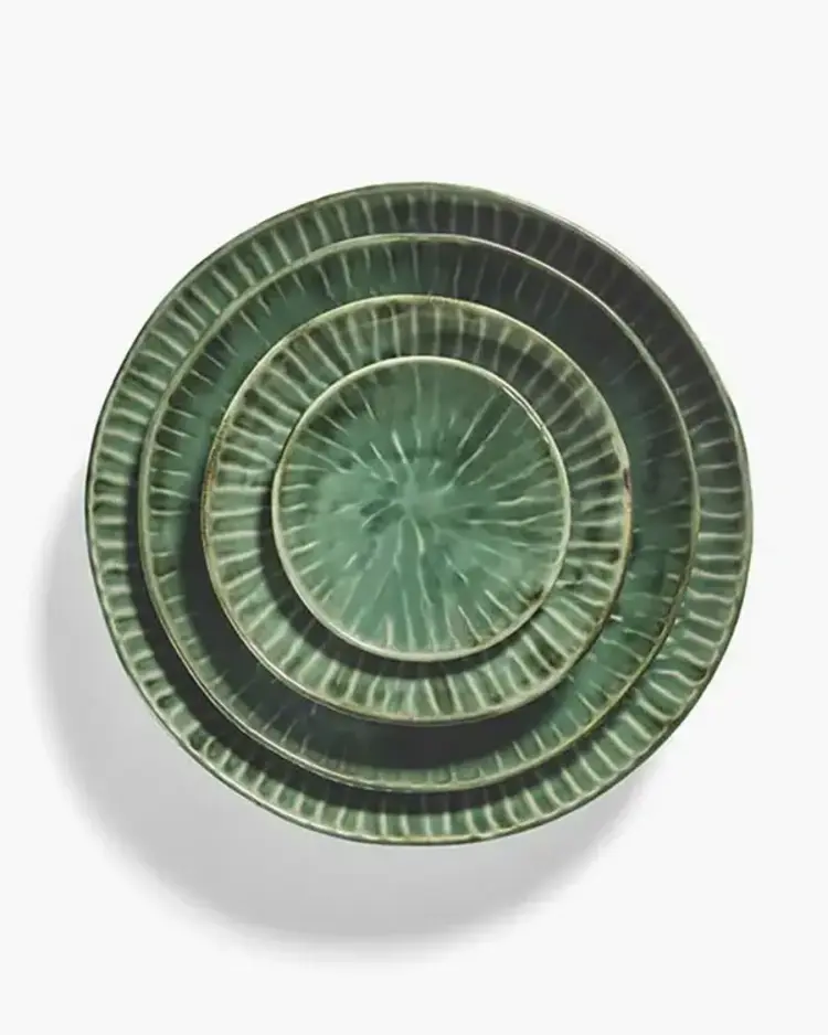 Serax Breakfast Plate Green Verde Lanza