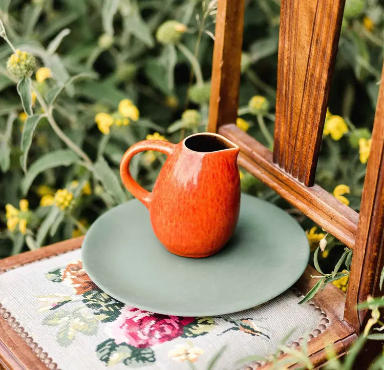 Jars Céramistes Pitcher L Tourron - Orange