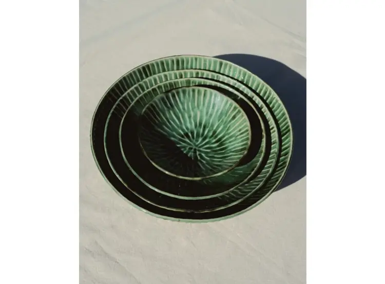 Serax Pasta Bowl Green Verde Lanza