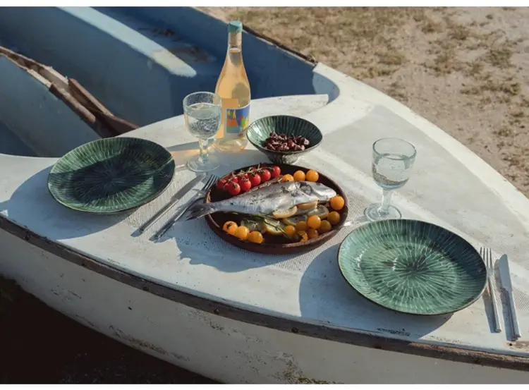 Serax Bread Plate Green Verde Lanza