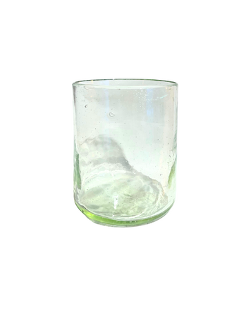 Mondgeblazen recht glas - transparant