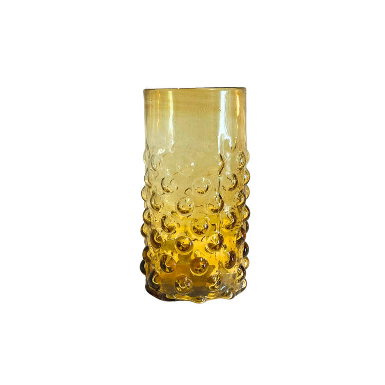 Mondgeblazen Glas - Geel