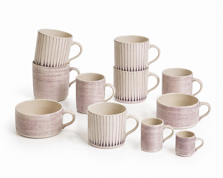 Wonki Ware Mug - Aubergine