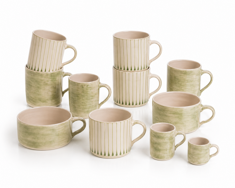 Wonki Ware Mug - Irish Green