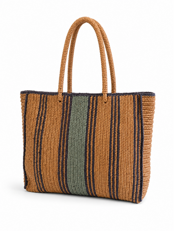 Lolo Deco Raffia Shopper Madagascar - Bailladère