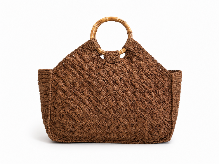 Lolo Deco Raffia Shopper Madagascar - Emilie