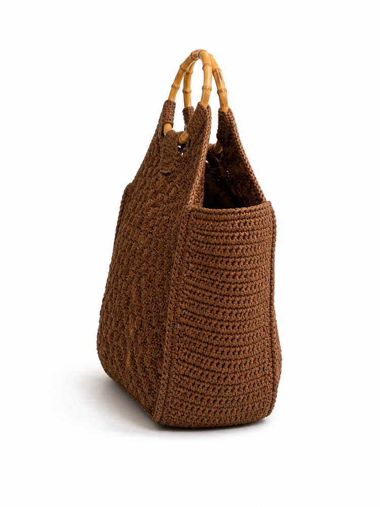 Lolo Deco Raffia Shopper Madagascar - Emilie