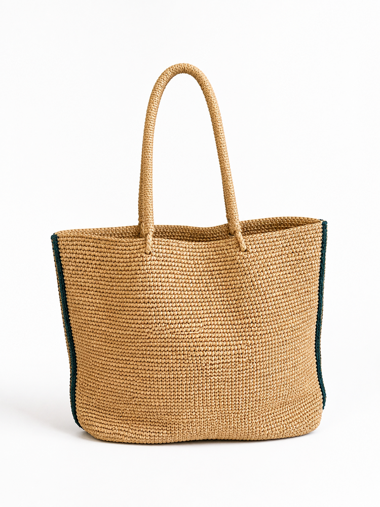 Lolo Deco Raffia Shopper Madagascar - Maryline