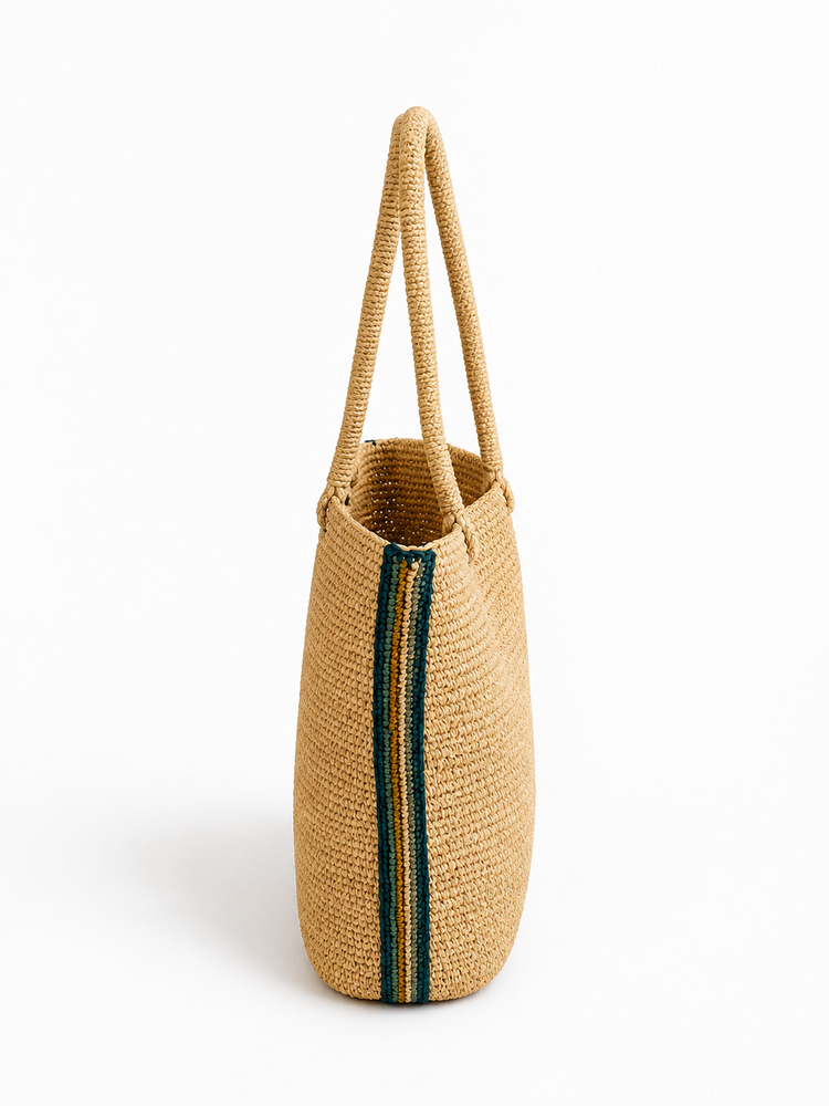 Lolo Deco Raffia Shopper Madagascar - Maryline