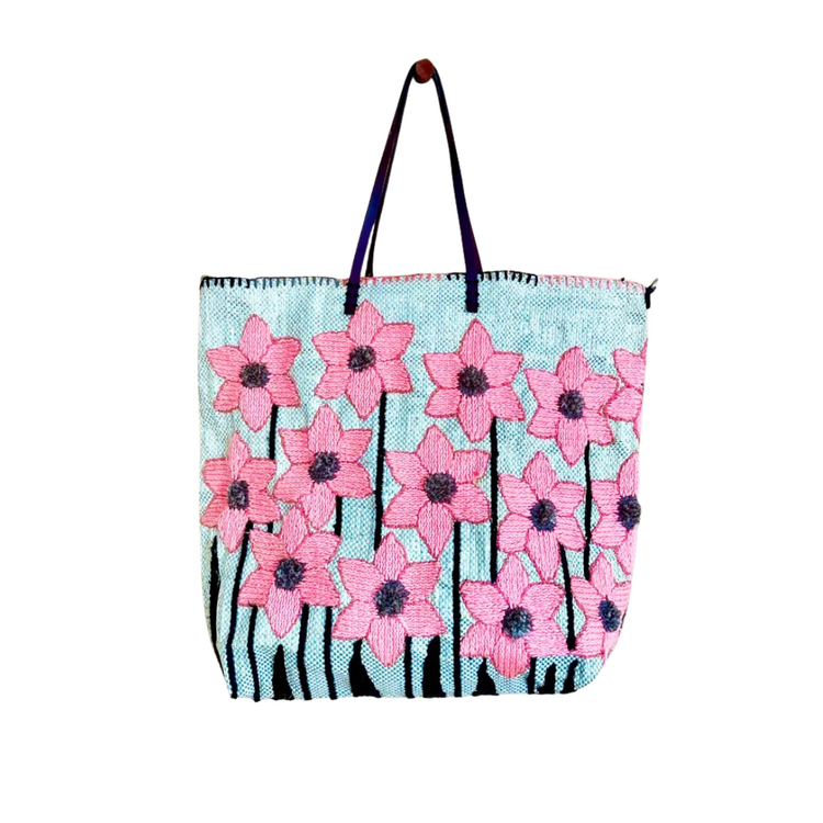 Enshallah Handmade Recycled Food Bag - Peach 46P12S