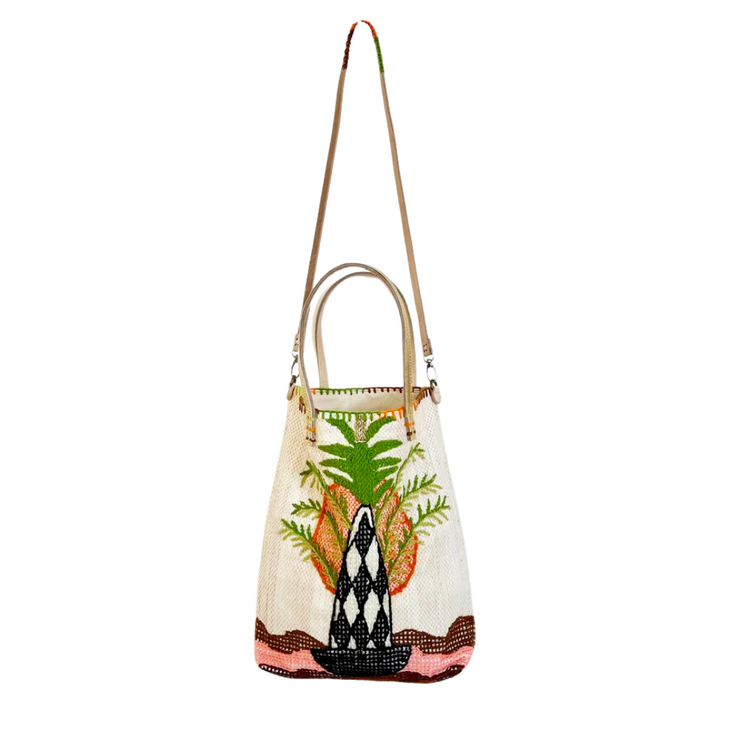 Enshallah Handmade Recycled Food Bag - Palm Tree