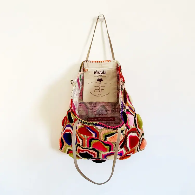 Enshallah Handgemaakte Gerecycleerde Handtas - 39P02