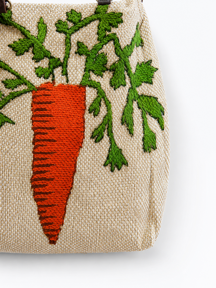 Enshallah Handgemaakte Gerecycleerde Handtas - Carrot