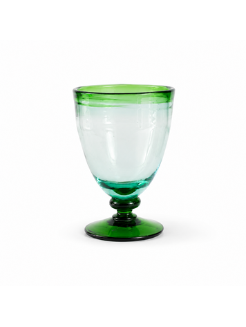 Mondgeblazen Glas L - Groen
