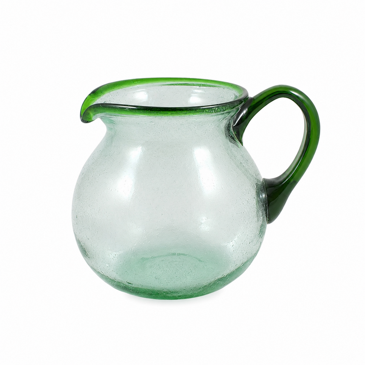 Blown Glass Jar - Green