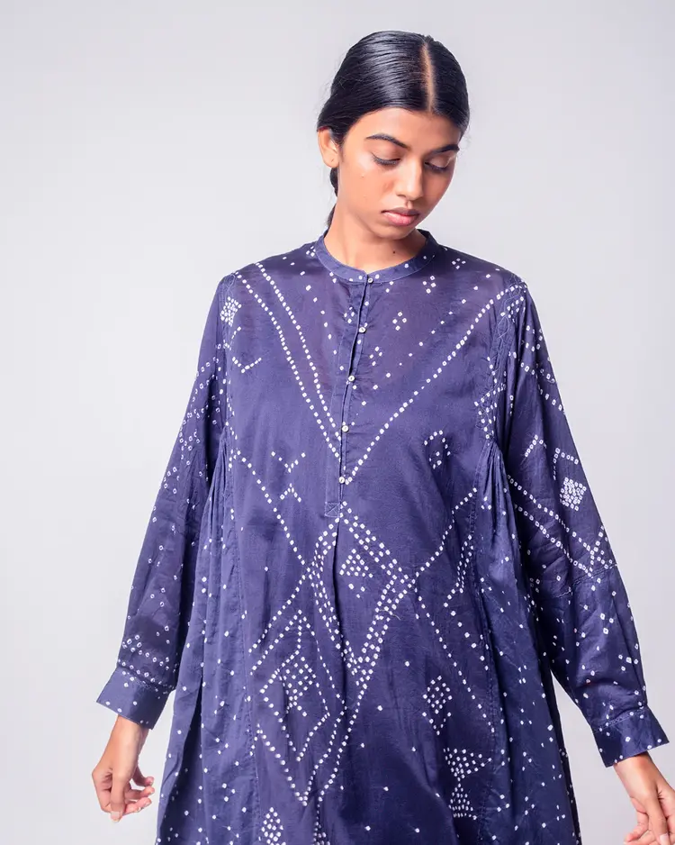 Injiri Imburana Bandhani Dress - Rasa 68