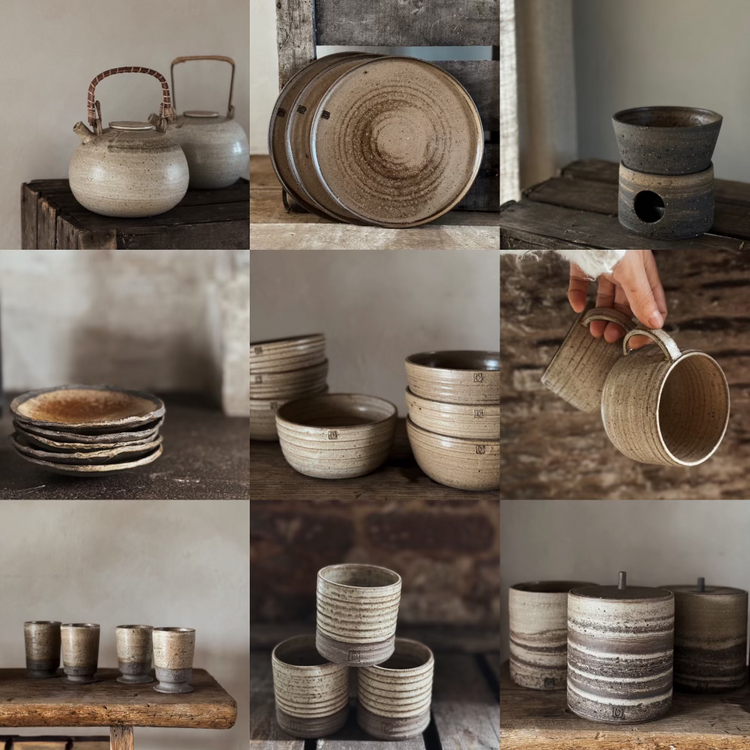 Atelier Gilbert Handgemaakte Kleine Mok Donkerbruin
