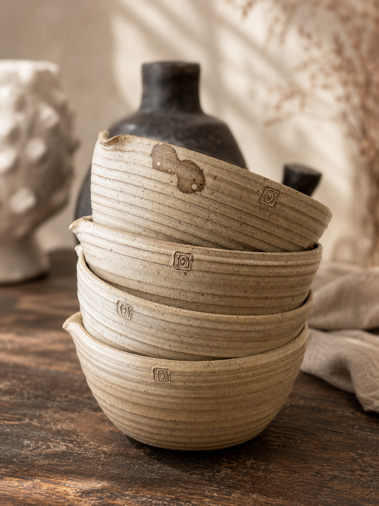 Atelier Gilbert Handmade Ceramic Bowl with Spout