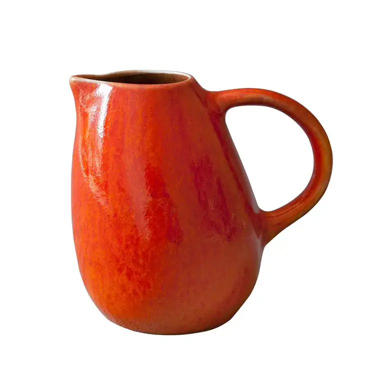 Jars Céramistes Pitcher L Tourron - Orange