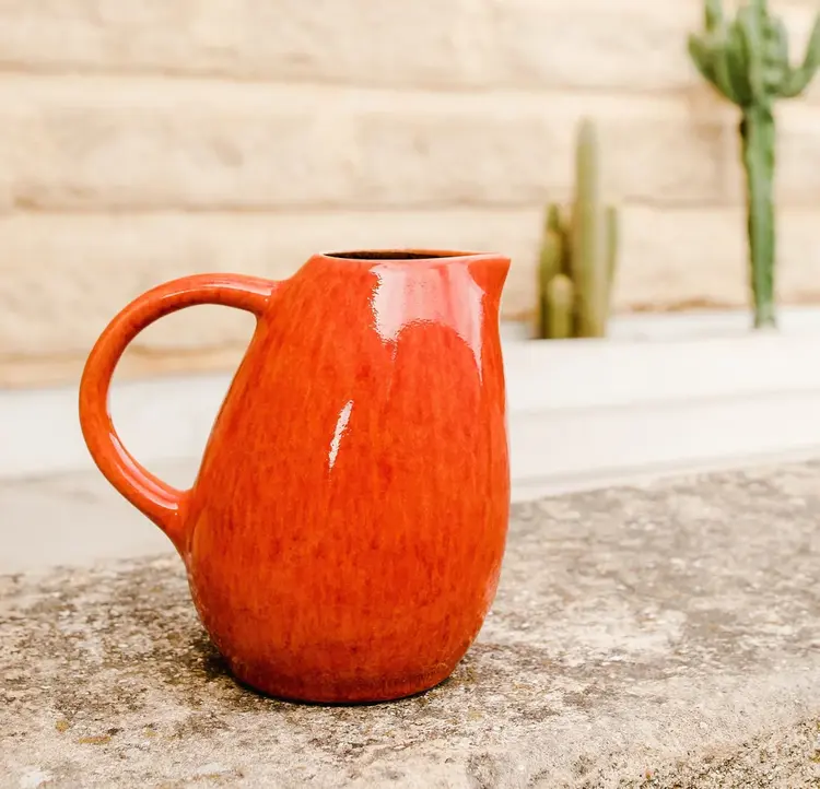 Jars Céramistes Pitcher L Tourron - Orange