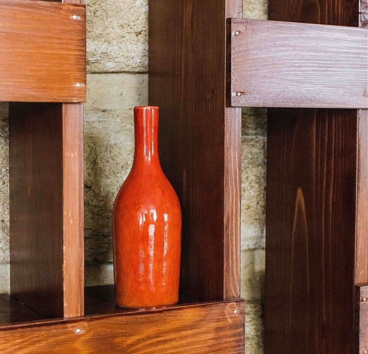 Jars Céramistes Oil BottleTourron - Orange
