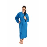 Kobaltblauwe katoenen kimono badjas van Badrock – ademend & comfortabel